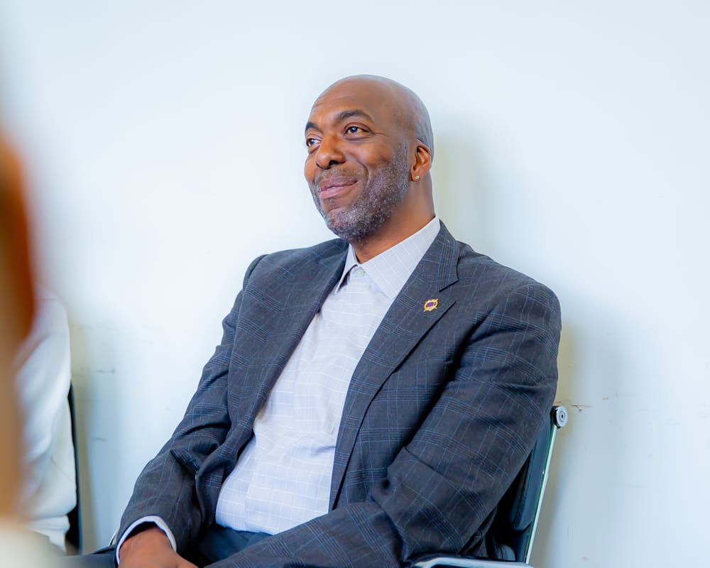 John Salley smiling